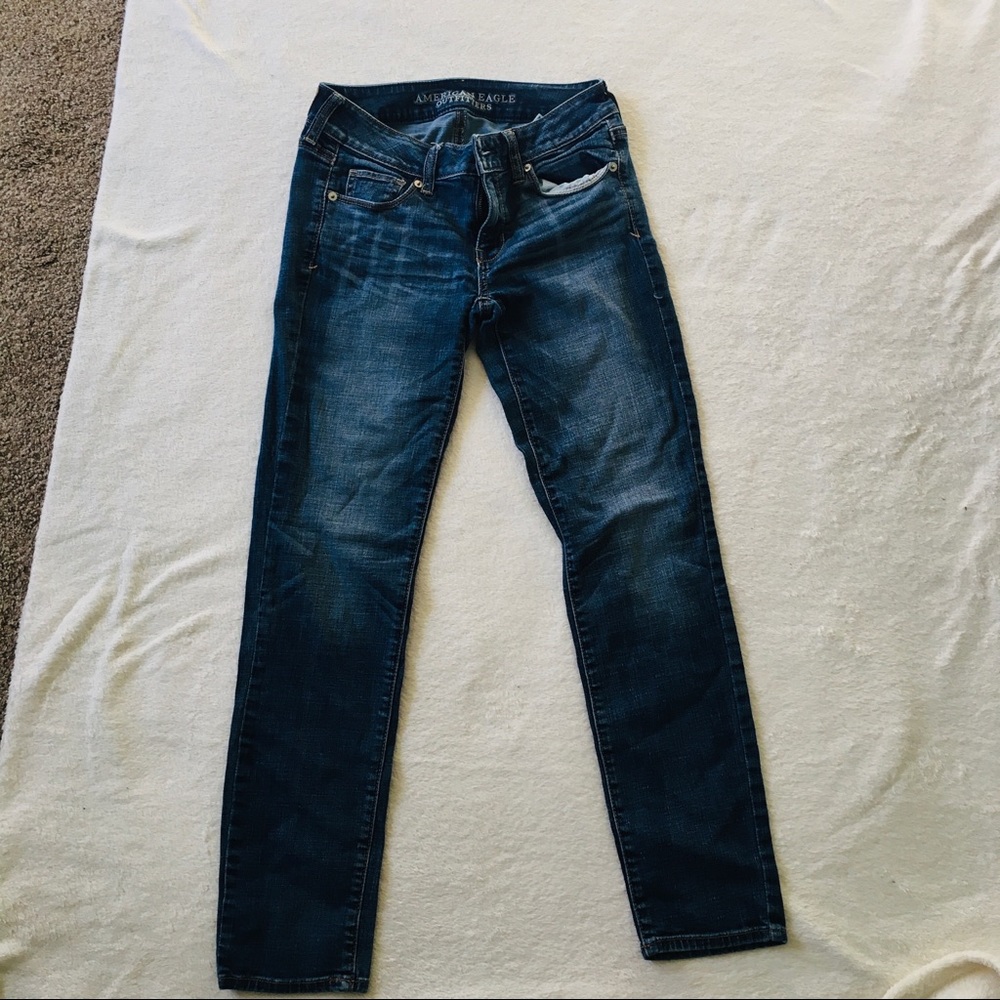 DARK DENIM SKINNY JEANS
